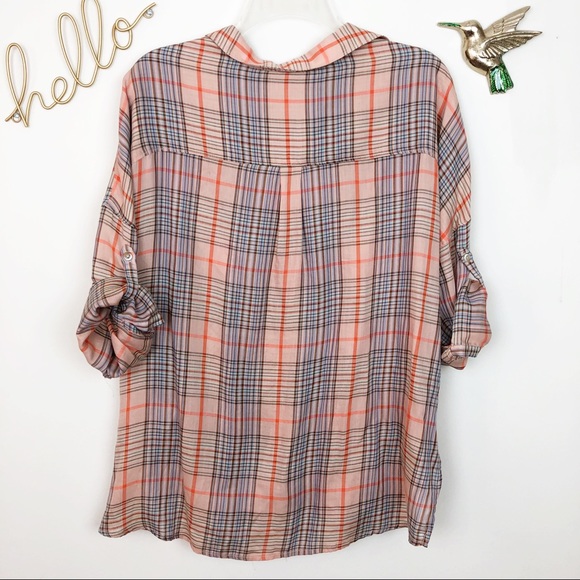 🌲Anthropologie | Holding horses plaid top - Picture 3 of 6